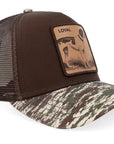 W6-3197 TRUCKER Engraved Camo Loyal Dog CAM01