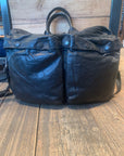 U1190 Borsa da Lavoro in Pelle Nera Unisex