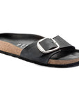 1006523 Madrid BigBuckle Black Oil Woman