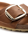 1006525 Madrid BigBuckle Cognac Oil Woman