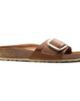 1006525 Madrid BigBuckle Cognac Oil Woman