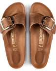 1006525 Madrid BigBuckle Cognac Oil Woman
