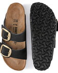 1023290 Arizona BigBuckle Black Nabuk Woman
