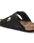 1023290 Arizona BigBuckle Black Nabuk Woman