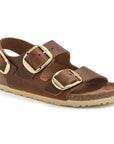 1024067 Milano Big Buckle Cognac Oil Woman