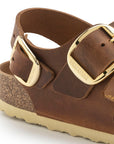 1024067 Milano Big Buckle Cognac Oil Woman