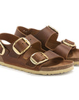 1024067 Milano Big Buckle Cognac Oil Woman