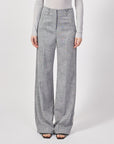 S5-8P0685 Pantalone Palazzo "Essential" Blu Fantasy
