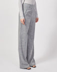 S5-8P0685 Pantalone Palazzo "Essential" Blu Fantasy