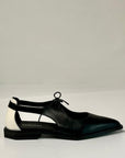 S6-P24-1 Scarpa Aperta Nero Latte