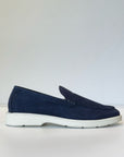 S5-PANT Mocassino Nabuk Navy Man