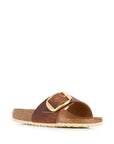 1006525 Madrid BigBuckle Cognac Oil Woman