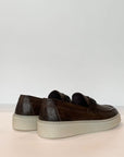 S4-209 Mocassino Fibbia Brandy Man