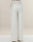 W3-PA024 Pantalone Ampio con Fibbia White/Cloud