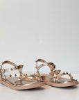 S5-917-12 NINA Sandalo Basso Borchie Gold