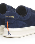 US6-3612 PHOENIX Sneakers Suede Blu Pilota Man