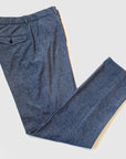 SU4-4321 Pantalone Chino Spigato Indaco Man