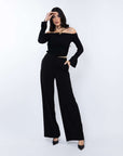 S4-MGE03 Maglia Catena Cut Out Nera