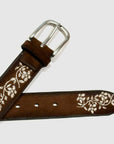 DW6-767/35 Cintura Ricamo Suede Bruciato Woman