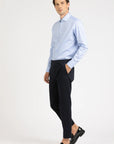 W4-GI0CIR Camicia Regular Giro Inglese Azzurro Man