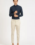 S5-QF0CJE Camicia SkinLike Regular Blu Man