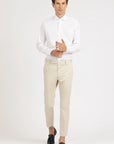 S4-UVACIR Camicia Regular Bianco Man
