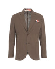 S5-SUIT403 Abito Monopetto In Lino Cioccolato Man