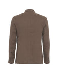 S5-SUIT403 Abito Monopetto In Lino Cioccolato Man