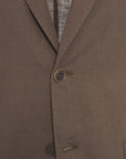 S5-SUIT403 Abito Monopetto In Lino Cioccolato Man