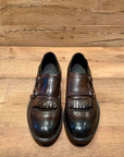 W3-737 Mocassino 2 Fibbie Brandy Man