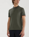 US3-139 Polo Macro Military Green Man