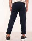 WU3-4009-3583 Pantalone Coulisse Blu Touch Man