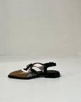 S6-P18-L Slingback Caffè Latte Nero