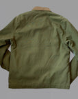 UW4- Trucker Jacket Canvas Plain Army Man