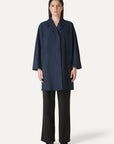 S5-9138 Trench in Nylon Memory Blu Notte