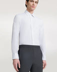 US4-261 Camicia Microfantasia Bianco Man