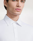 US4-261 Camicia Microfantasia Bianco Man