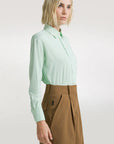 DS5-754 Camicia Oxford Boyfriend Bianco Woman