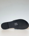S5-6935 Ciabattine Perline Black and White