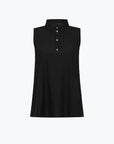 DS5-706 Polo Oxford Sleeveless Black Woman