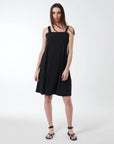 DS5-801 Abito Oxford Vest Black Woman