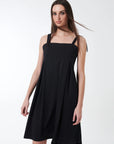 DS5-801 Abito Oxford Vest Black Woman