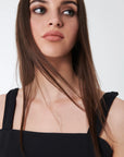 DS5-801 Abito Oxford Vest Black Woman