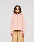 S6-8000 Giacca con Zip in Nylon Memory Dusty Pink