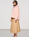 S6-8000 Giacca con Zip in Nylon Memory Dusty Pink