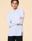 DS6-755 Polo Camicia Oxford White Woman