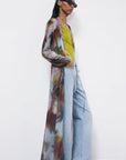 S6-2C1735 Camicia Lunga Beach Capsule Summer Faded