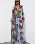 S6-2C1735 Camicia Lunga Beach Capsule Summer Faded