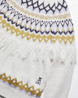 W6-2K0192 Maglione Frange Scandinavo Multicolor
