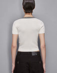 S5-2K0315 Maglia Slim Fit a Costine Bianco
